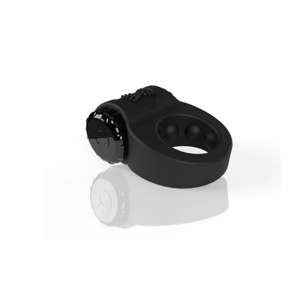 Screaming O Charged Big O Ritz Rechargeable Vibrating Silicone Cockring Black thumbnail 4