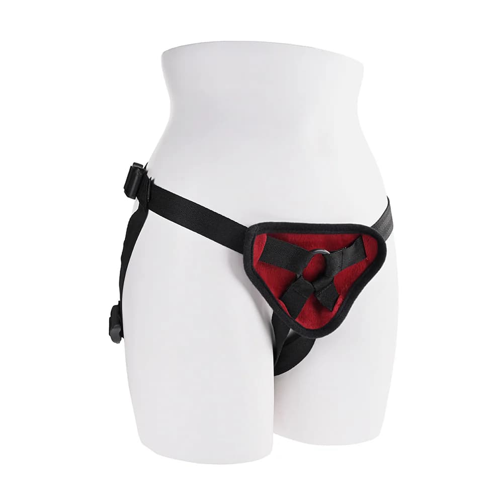Sportsheets Saffron Silicone Pegging Kit with Adjustable Strap-On Harness & 5 in. Dildo thumbnail 4