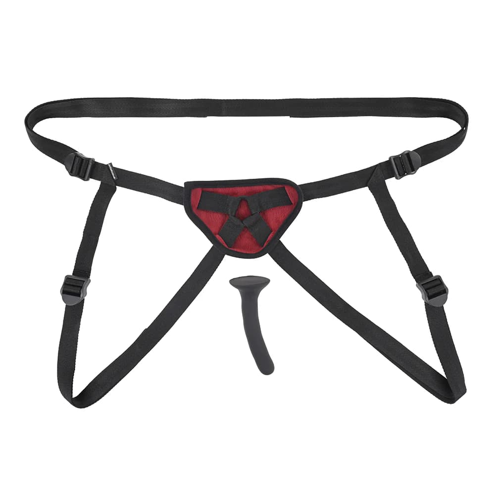 Sportsheets Saffron Silicone Pegging Kit with Adjustable Strap-On Harness & 5 in. Dildo thumbnail 8