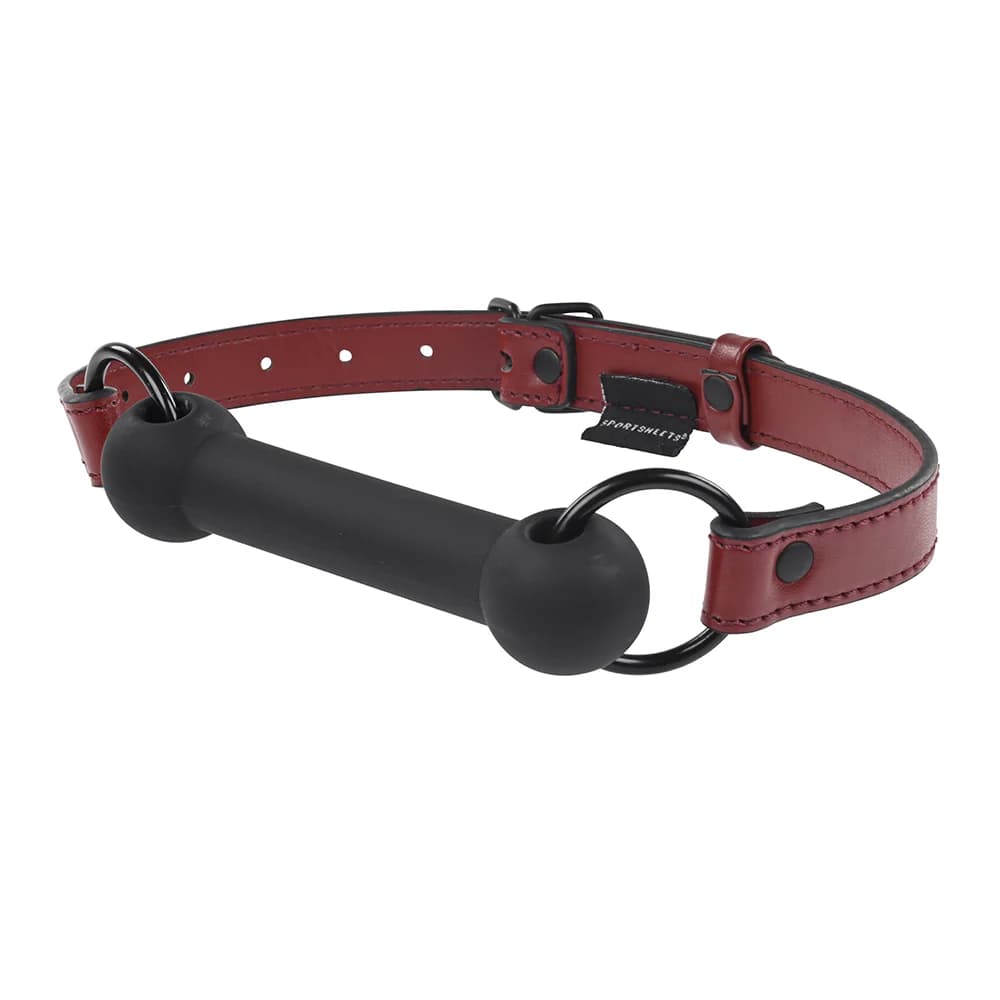 Sportsheets Saffron Silicone Bit Gag with Adjustable Buckle thumbnail 4