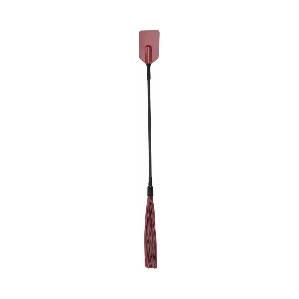 Sportsheets Saffron Tap & Tickle Dual-Ended Crop and Silicone Flogger thumbnail 2