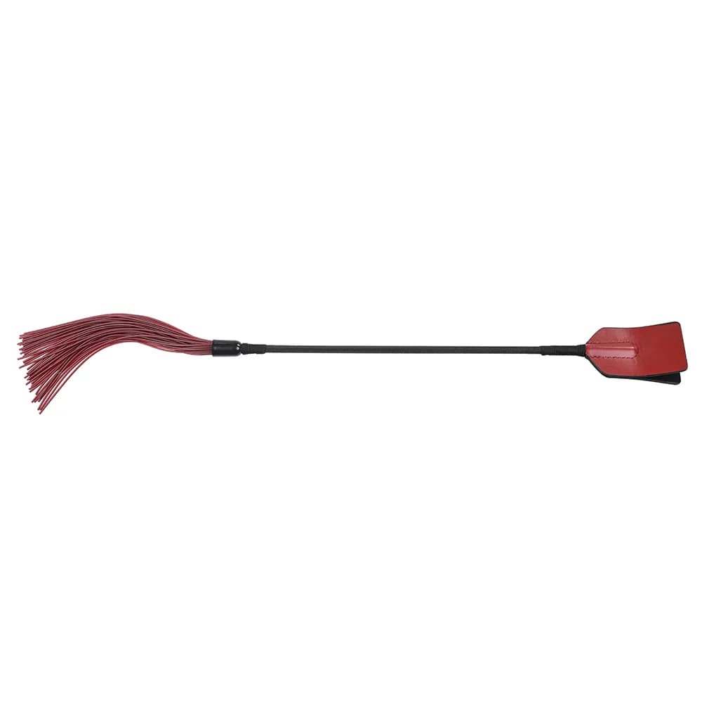 Sportsheets Saffron Tap & Tickle Dual-Ended Crop and Silicone Flogger thumbnail 3