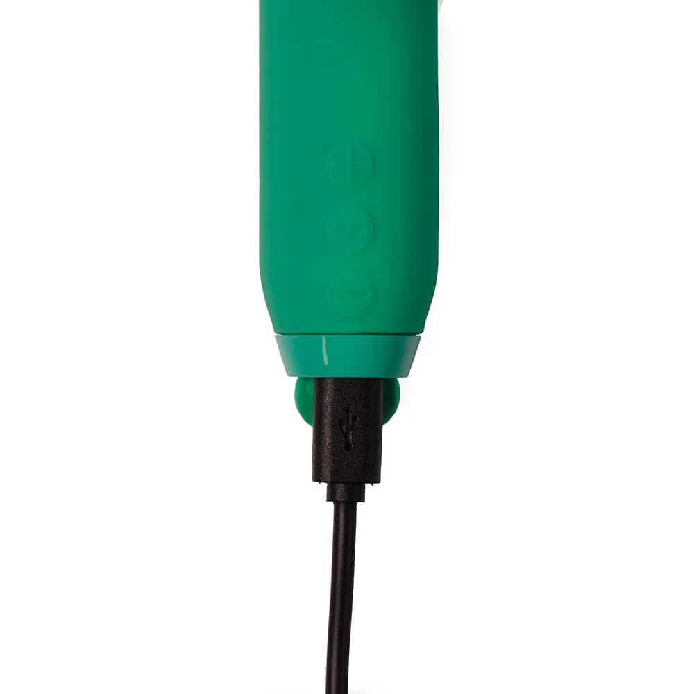 Je Joue Amour Rechargeable Silicone Heart-Shaped Fluttering Bullet Vibrator Emerald Green thumbnail 5