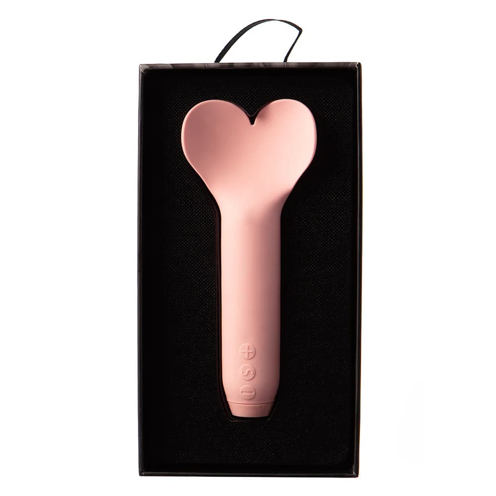 Je Joue Amour Rechargeable Silicone Heart-Shaped Fluttering Tip Bullet Vibrator Pale Rosette thumbnail 7