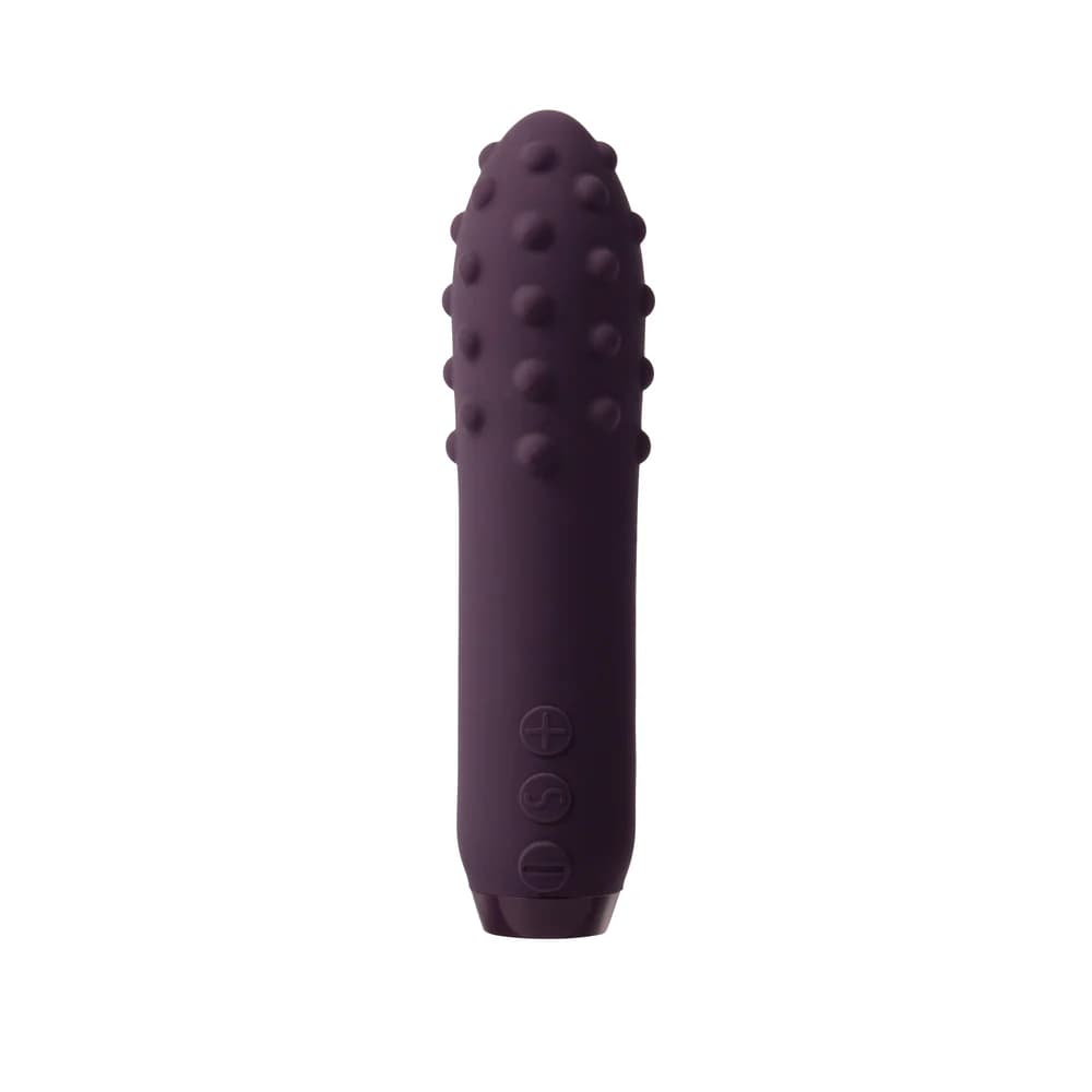 Je Joue Duet Rechargeable Silicone Multi-Surfaced Bullet Vibrator Purple thumbnail 2