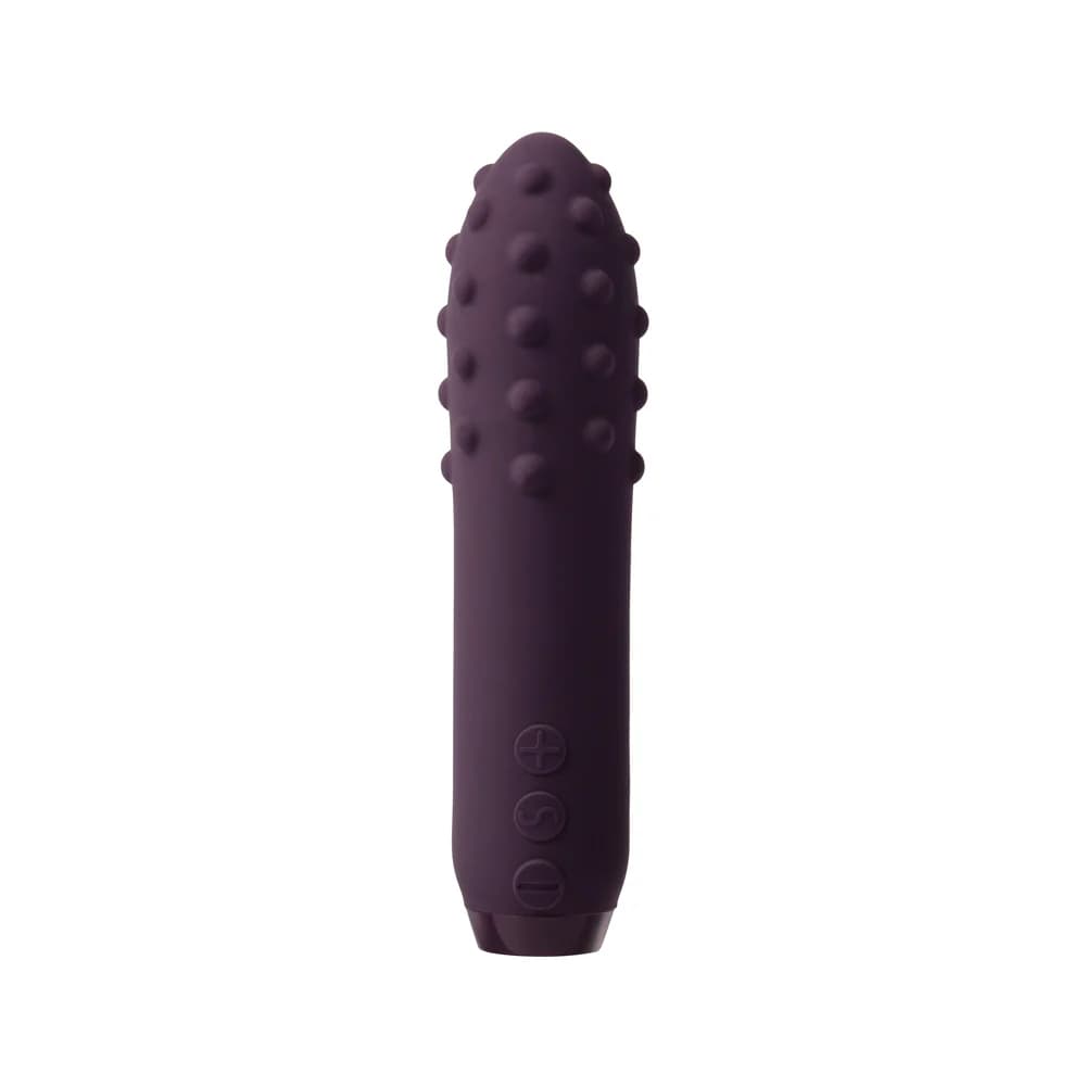 Je Joue Duet Rechargeable Silicone Multi-Surfaced Bullet Vibrator Purple thumbnail 3