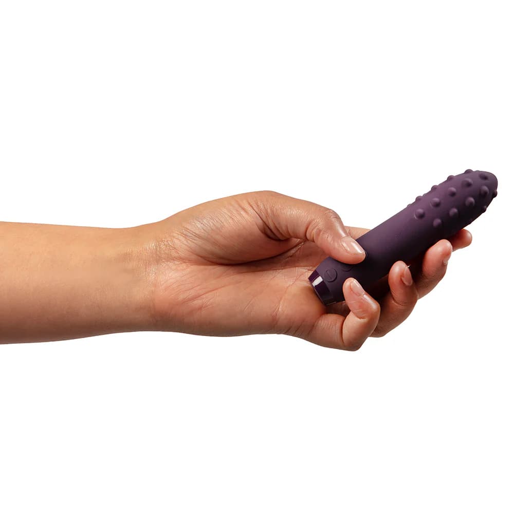 Je Joue Duet Rechargeable Silicone Multi-Surfaced Bullet Vibrator Purple thumbnail 4