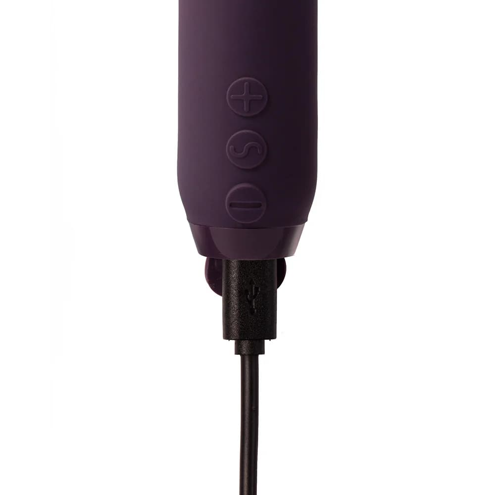 Je Joue Duet Rechargeable Silicone Multi-Surfaced Bullet Vibrator Purple thumbnail 5