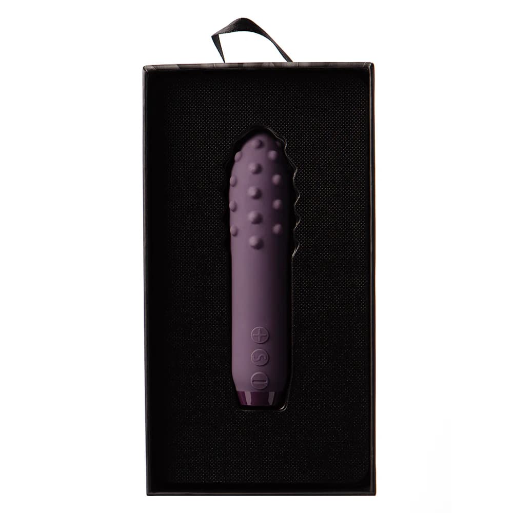 Je Joue Duet Rechargeable Silicone Multi-Surfaced Bullet Vibrator Purple thumbnail 7