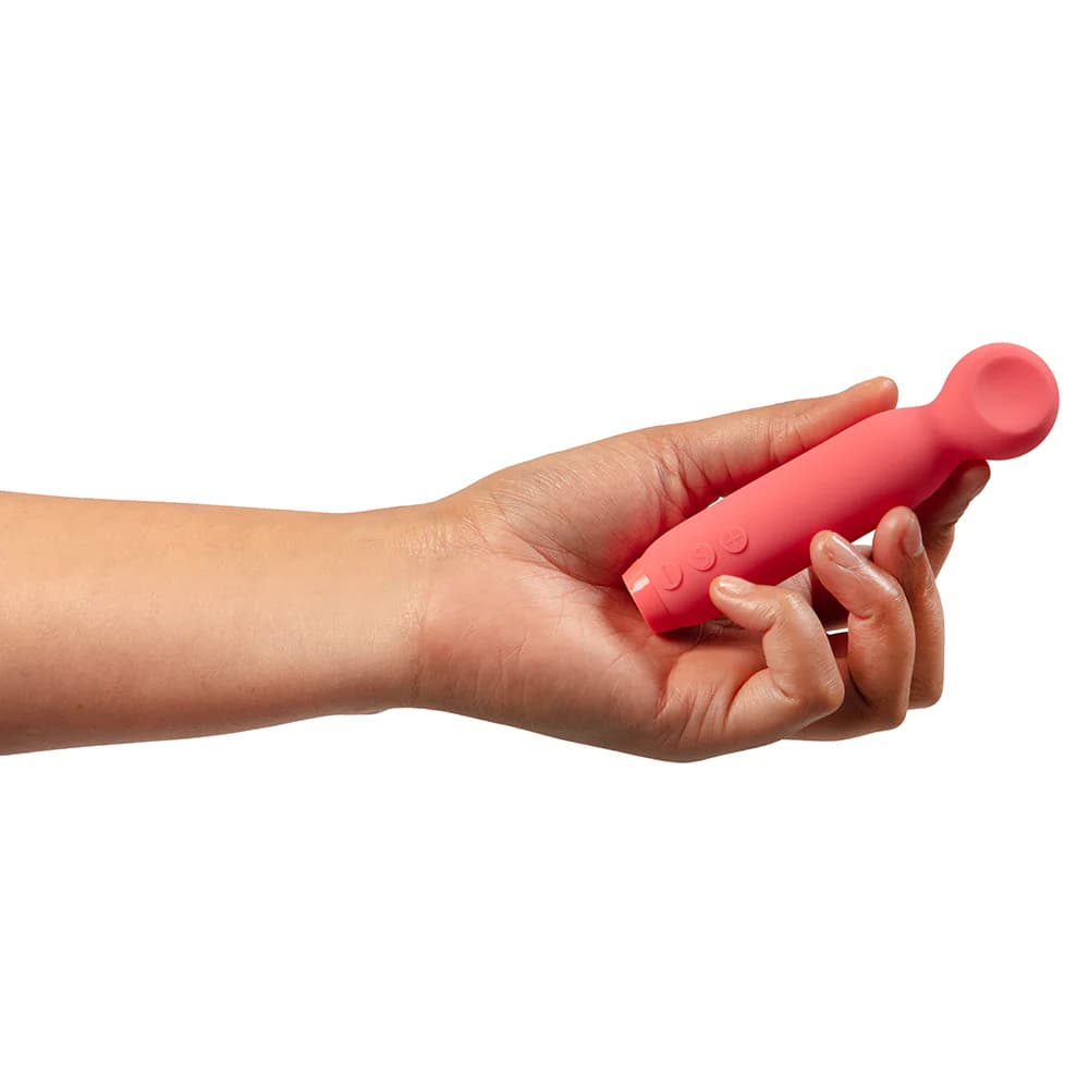 Je Joue Vita Rechargeable Silicone Wand Tip Bullet Vibrator Watermelon Pink thumbnail 3