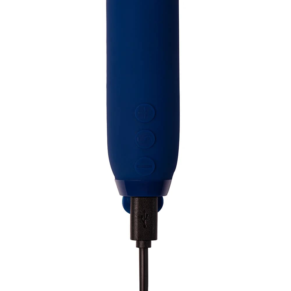 Je Joue Vita Rechargeable Silicone Wand Tip Bullet Vibrator Cobalt Blue thumbnail 4