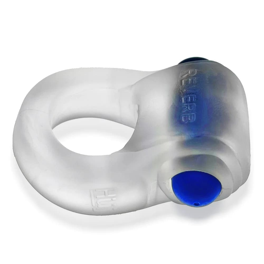 Hunkyjunk Revring Cockring with Bullet Vibrator Clear Ice thumbnail 5