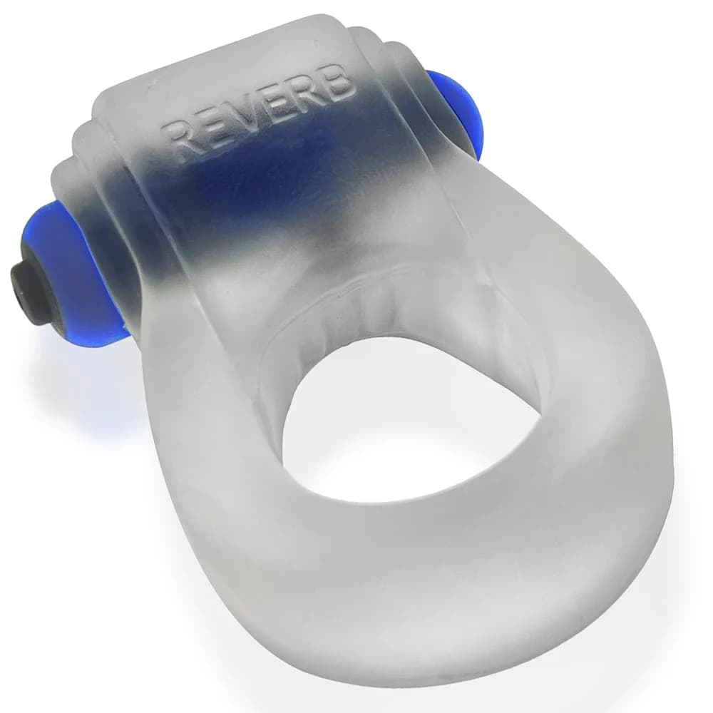 Hunkyjunk Revring Cockring with Bullet Vibrator Clear Ice thumbnail 6