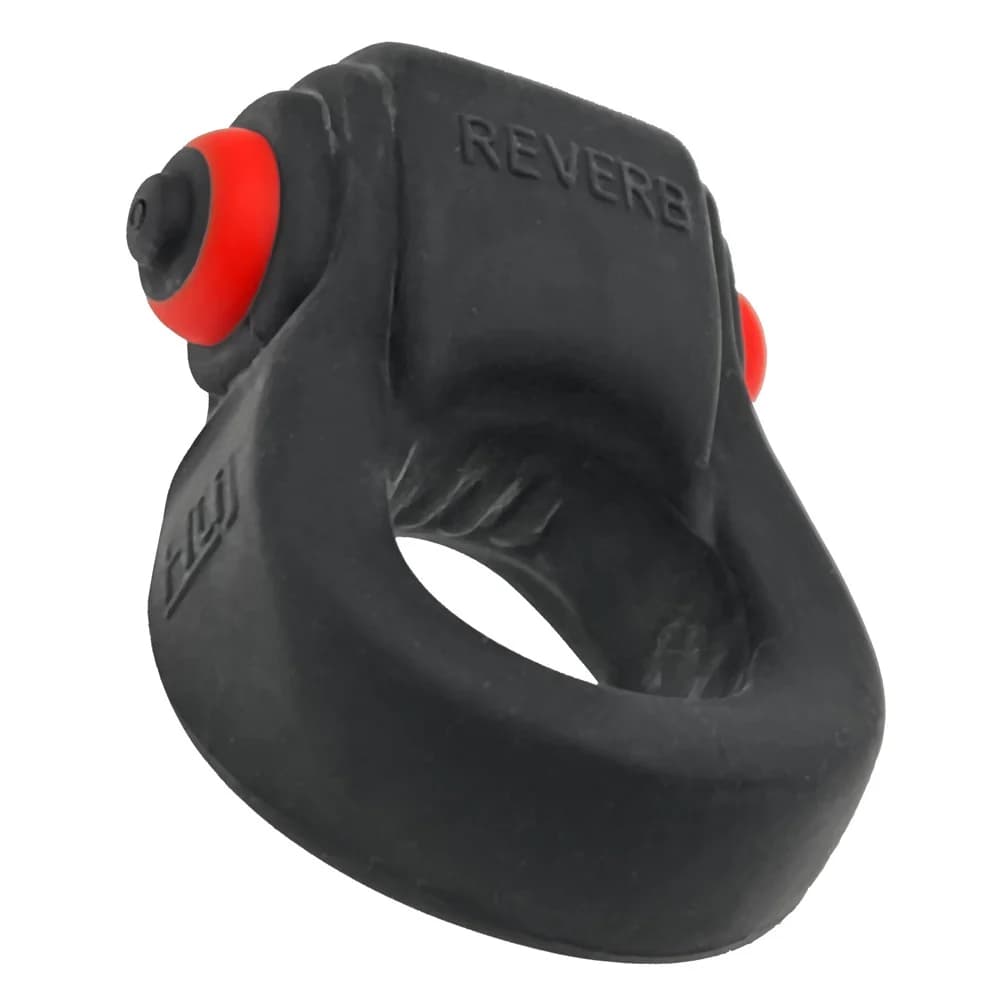 Hunkyjunk Revring Cockring with Bullet Vibrator Tar Ice thumbnail 4