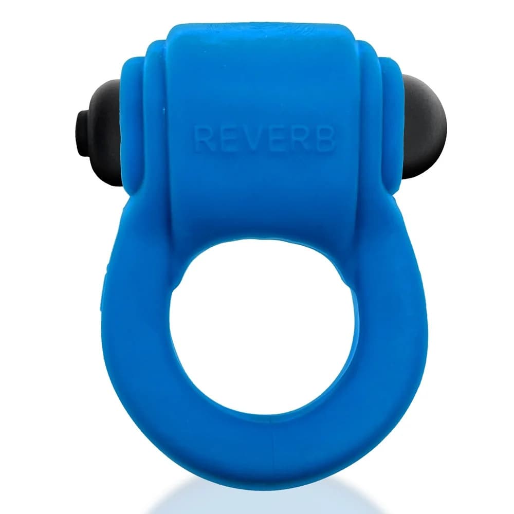 Hunkyjunk Revring Cockring with Bullet Vibrator Teal Ice thumbnail 2