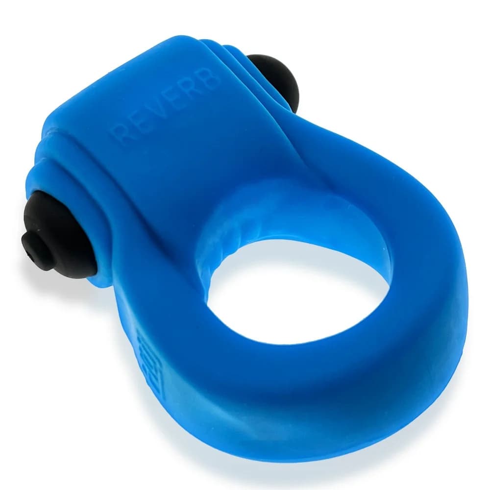 Hunkyjunk Revring Cockring with Bullet Vibrator Teal Ice thumbnail 5