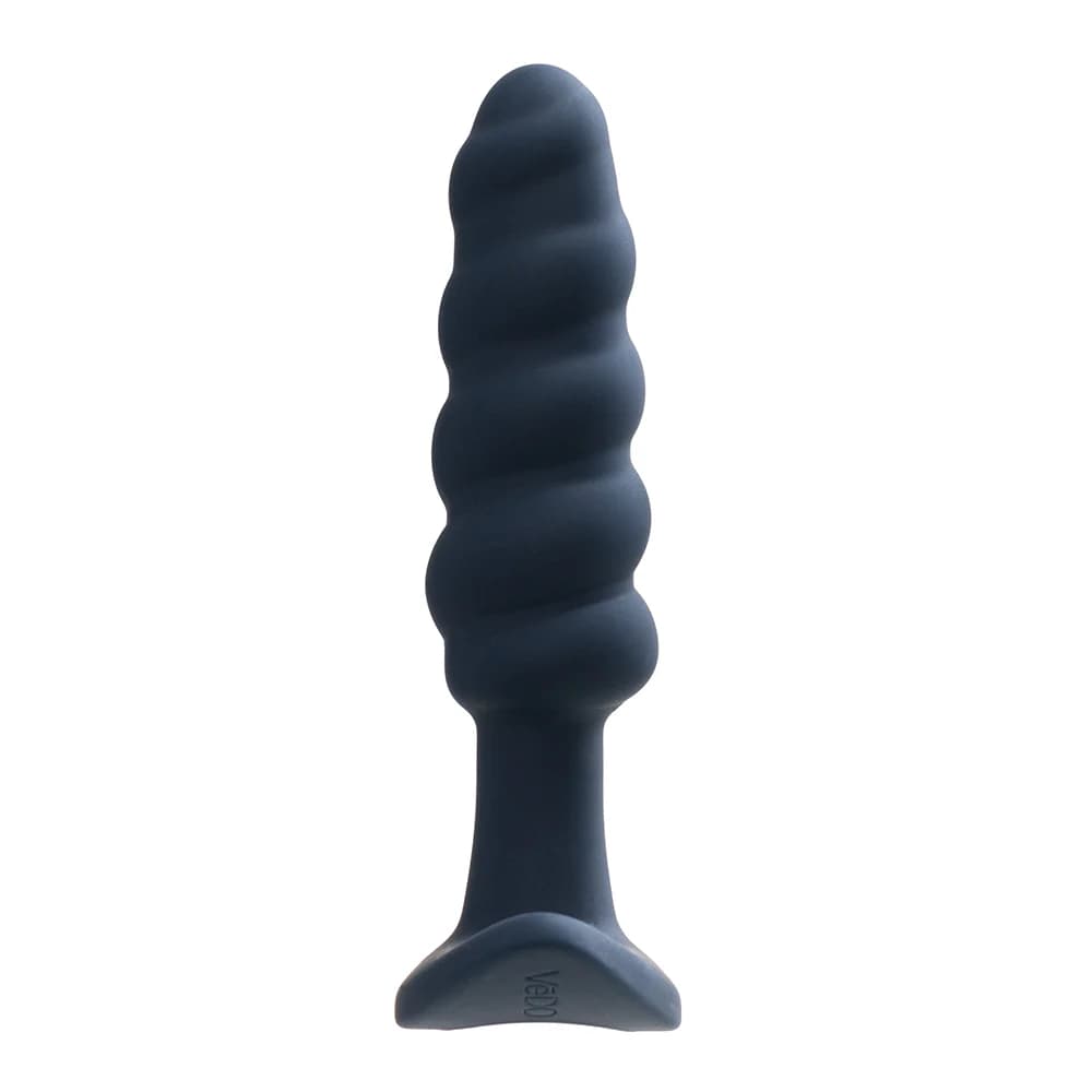 VeDO Twist Rechargeable Silicone Vibrating Anal Plug Black thumbnail 4