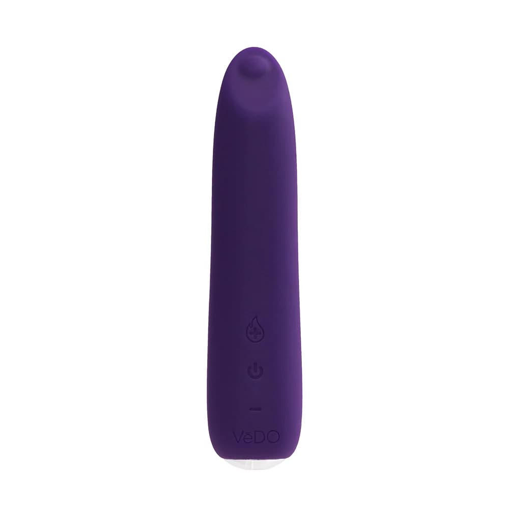 VeDO Boom Rechargeable Warming Silicone Slimline Vibrator Purple thumbnail 2