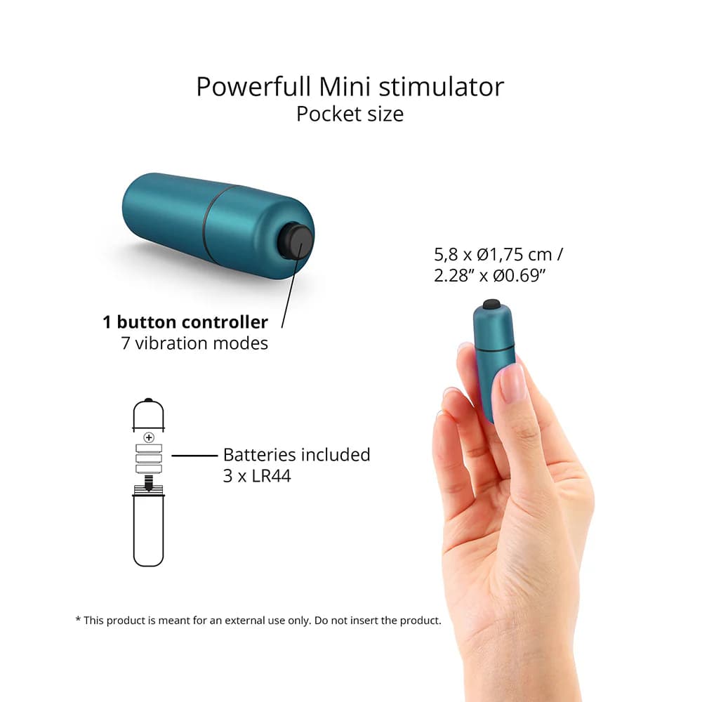Love to Love Waouhhh Bullet Vibrator Teal Me thumbnail 3