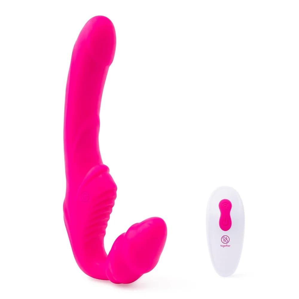 Together Strapless Remote Control Vibrator Pink thumbnail 3