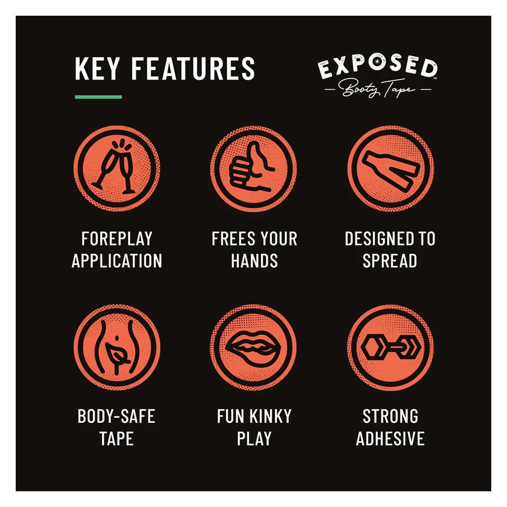 Exposed Booty Tape (20 Pieces Per Box) thumbnail 2