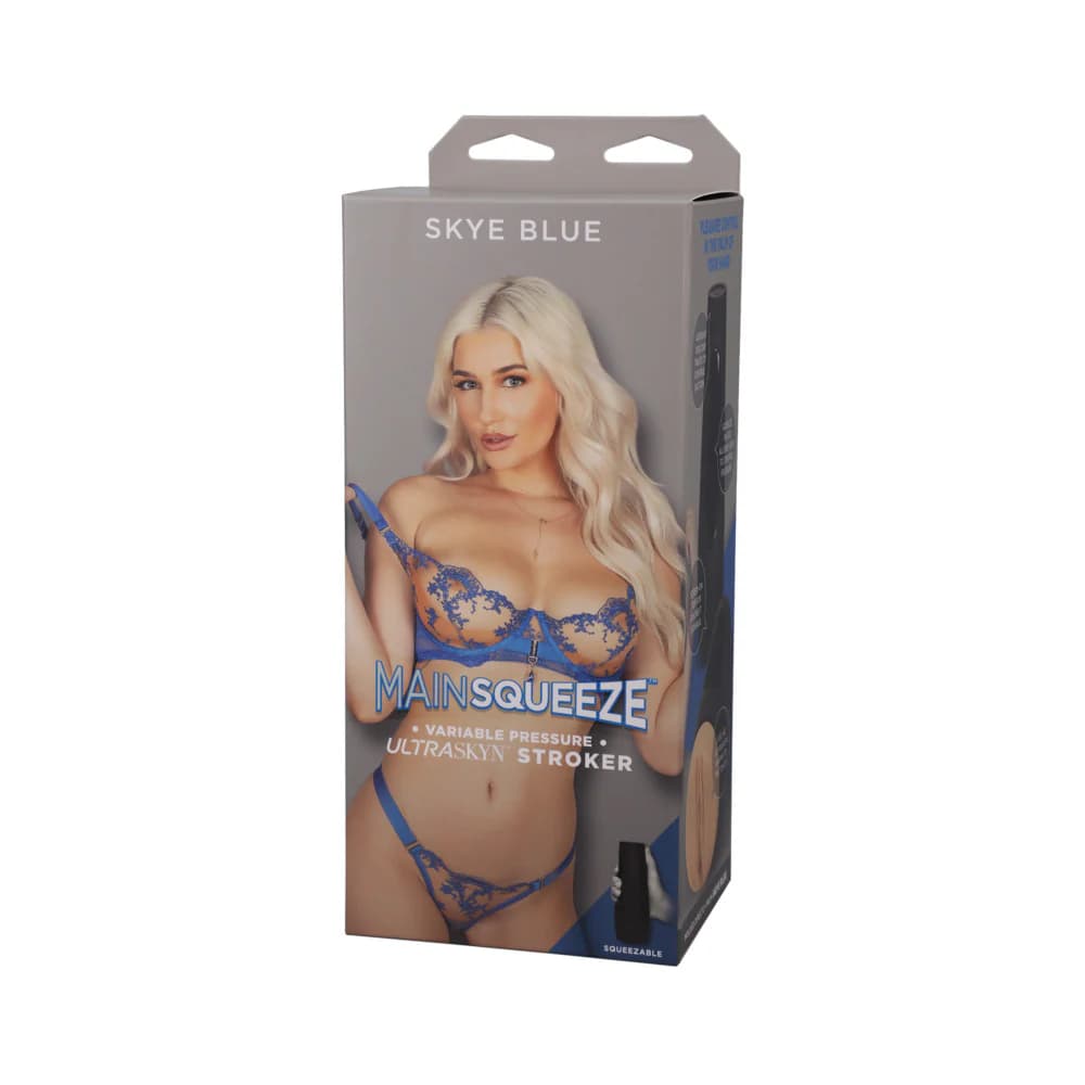 Main Squeeze Skye Blue ULTRASKYN Stroker Vagina Beige thumbnail 8
