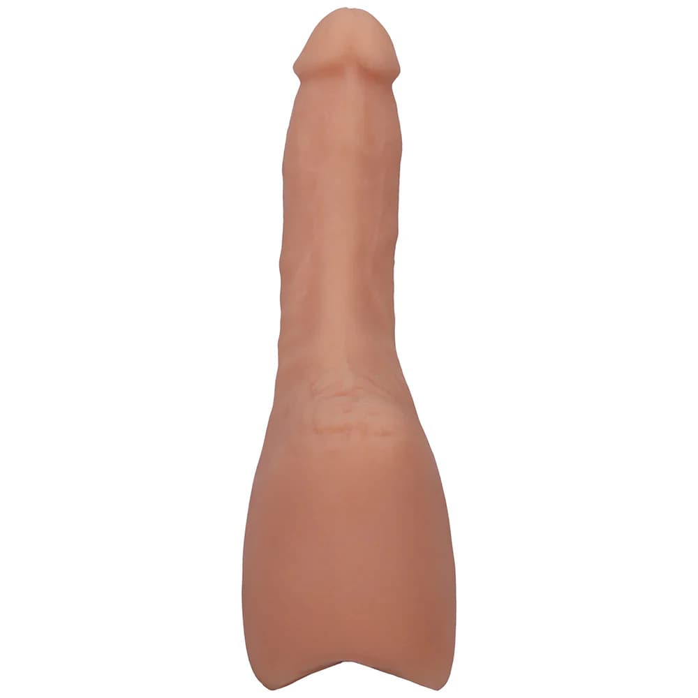 Signature Cocks Transgirls Lena Moon ULTRASKYN Dual Density 4.5 in. Cock with Penetrable Ass Beige thumbnail 4