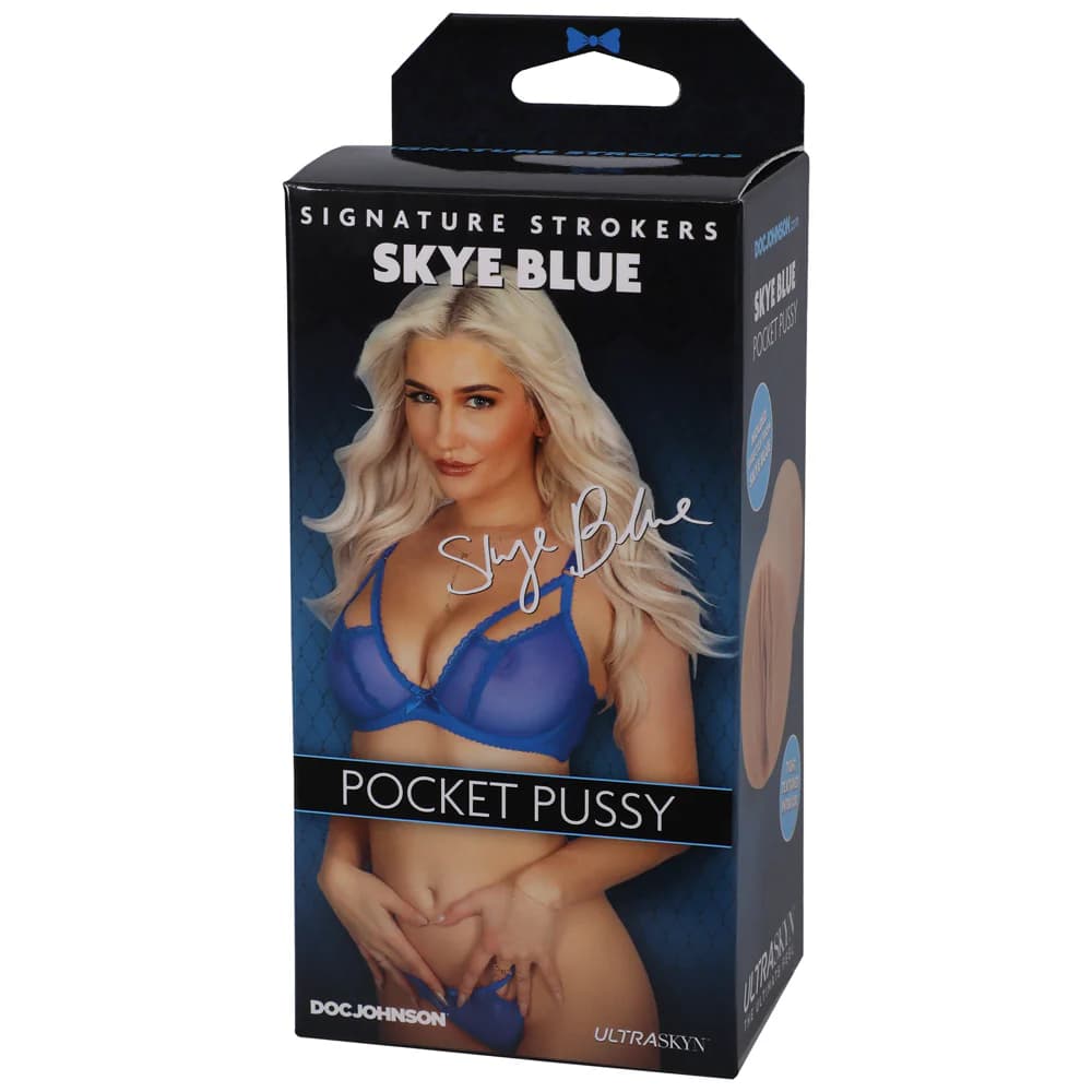 Signature Strokers Skye Blue ULTRASKYN Pocket Pussy Beige thumbnail 2