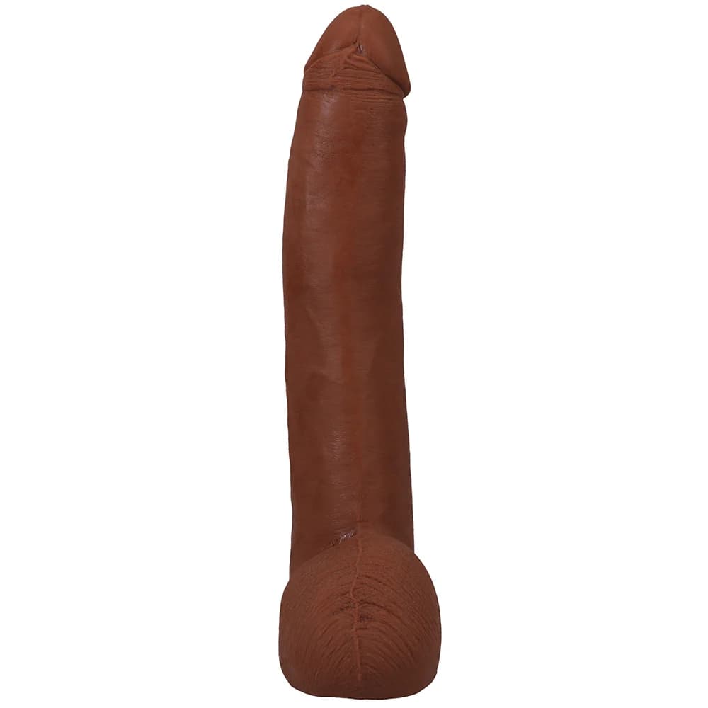 Signature Cocks Alex Jones ULTRASKYN 11 in. Dual Density Dildo with Removable Vac-U-Lock Suction Cup Tan thumbnail 4