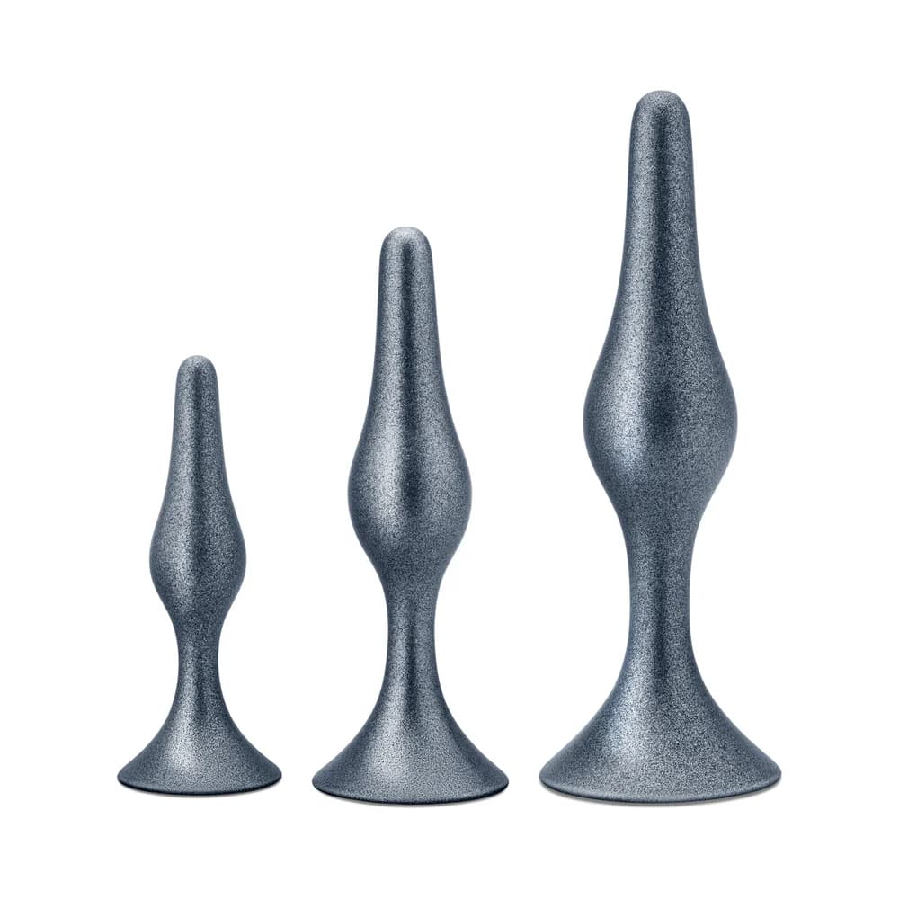 Anal Adventures Matrix Genesis Plug Kit Stellar Silver thumbnail 2