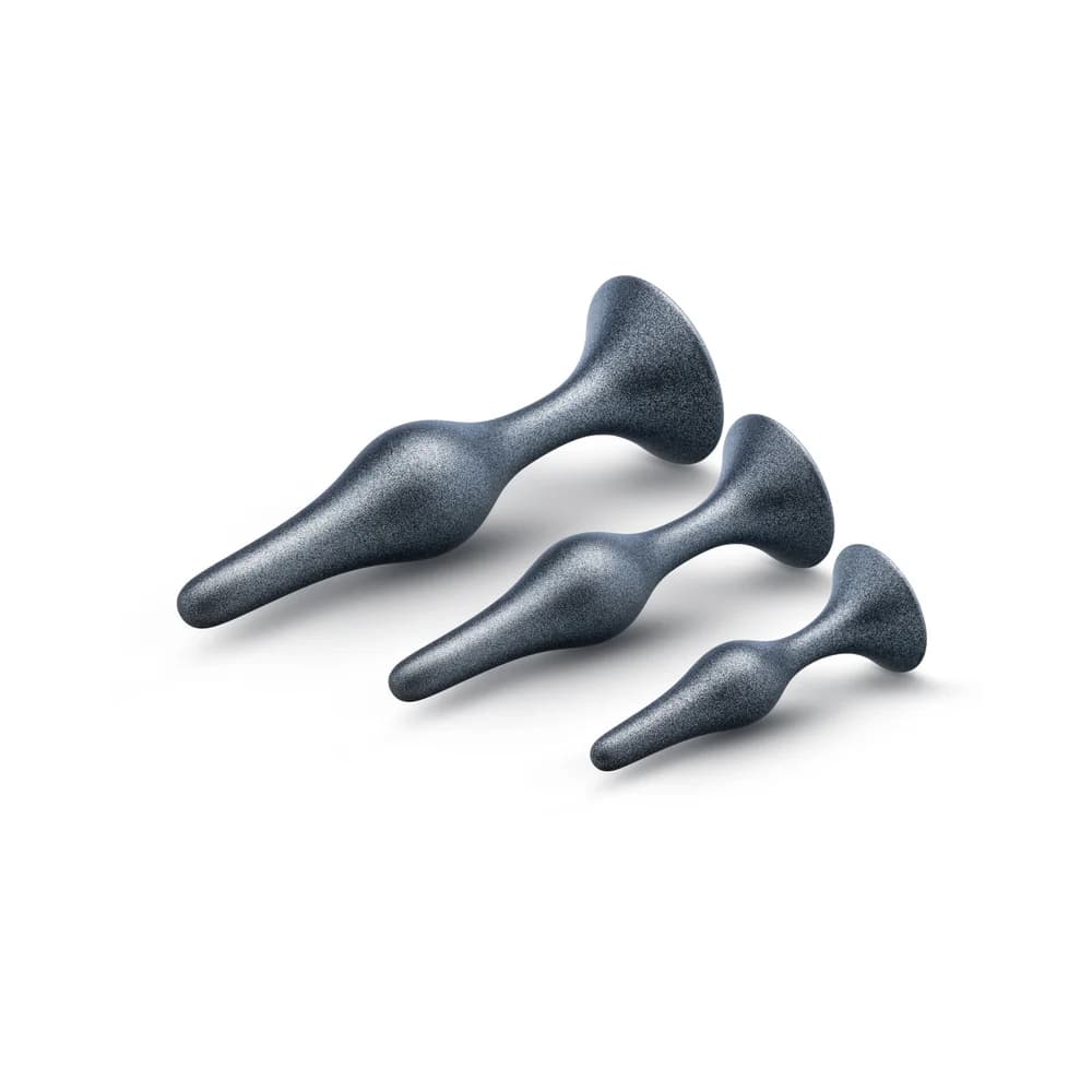 Anal Adventures Matrix Genesis Plug Kit Stellar Silver thumbnail 3