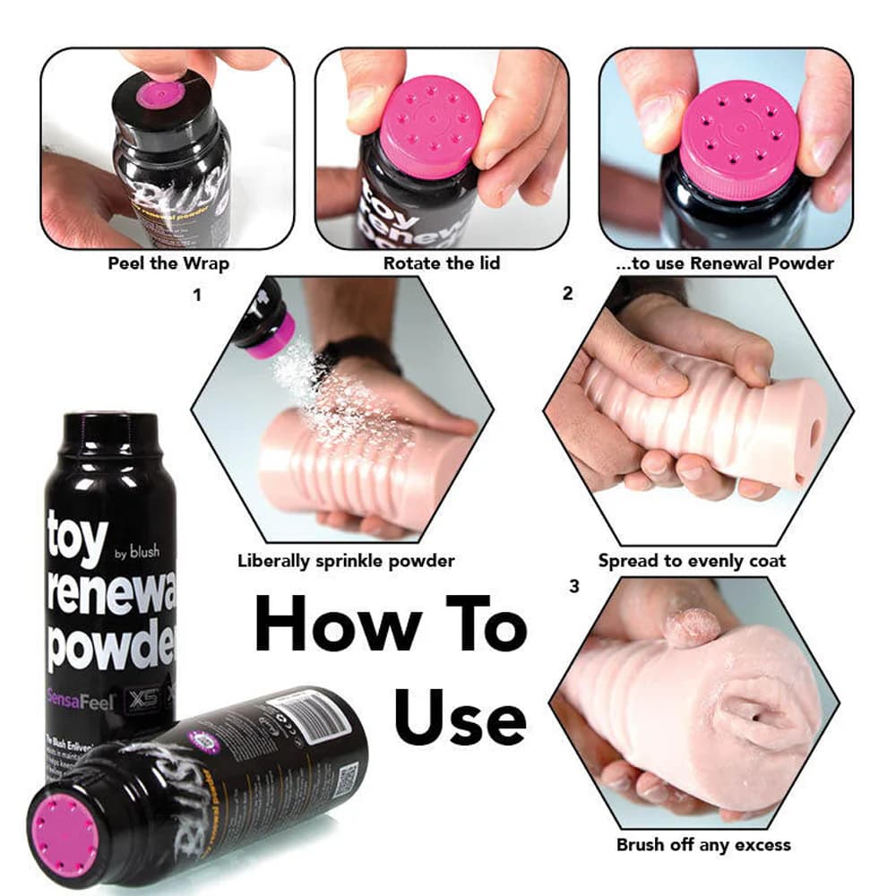Blush SensaFeel Toy Renewal Powder 3.4 oz. thumbnail 4