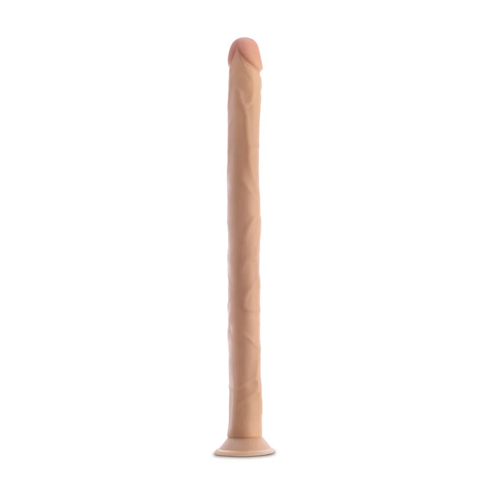Dr. Skin 19 in. Dildo Beige thumbnail 2