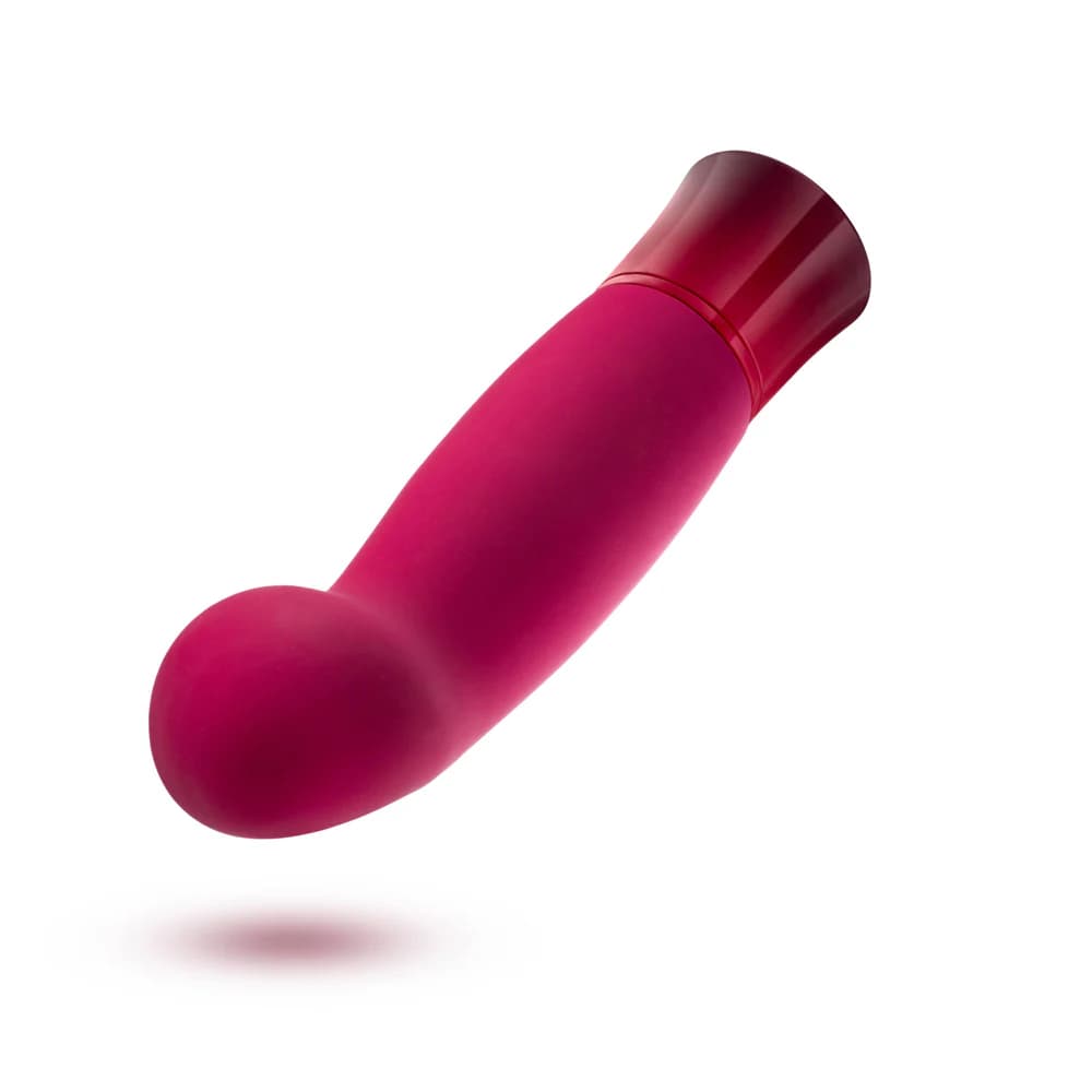 Oh My Gem Classy Rechargeable Warming Silicone G-Spot Vibrator Garnet thumbnail 4