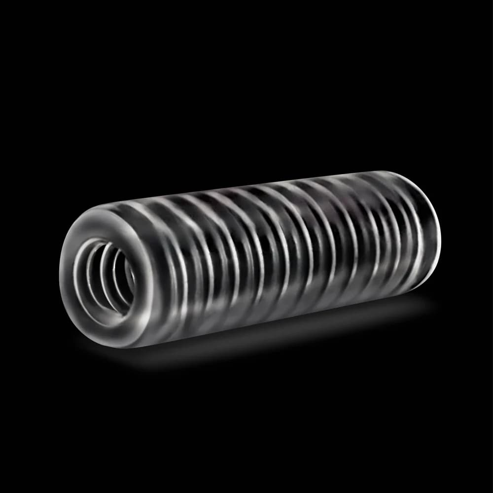 RIZE! Ribz Glow in the Dark Self-Lubricating Stroker Clear thumbnail 3
