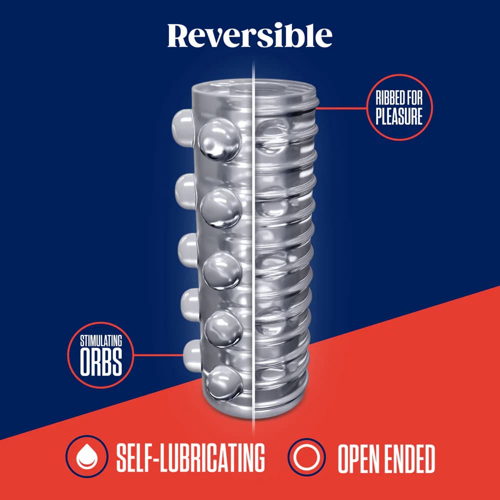 RIZE! Swich Glow in the Dark Self-Lubricating Stroker Clear thumbnail 6