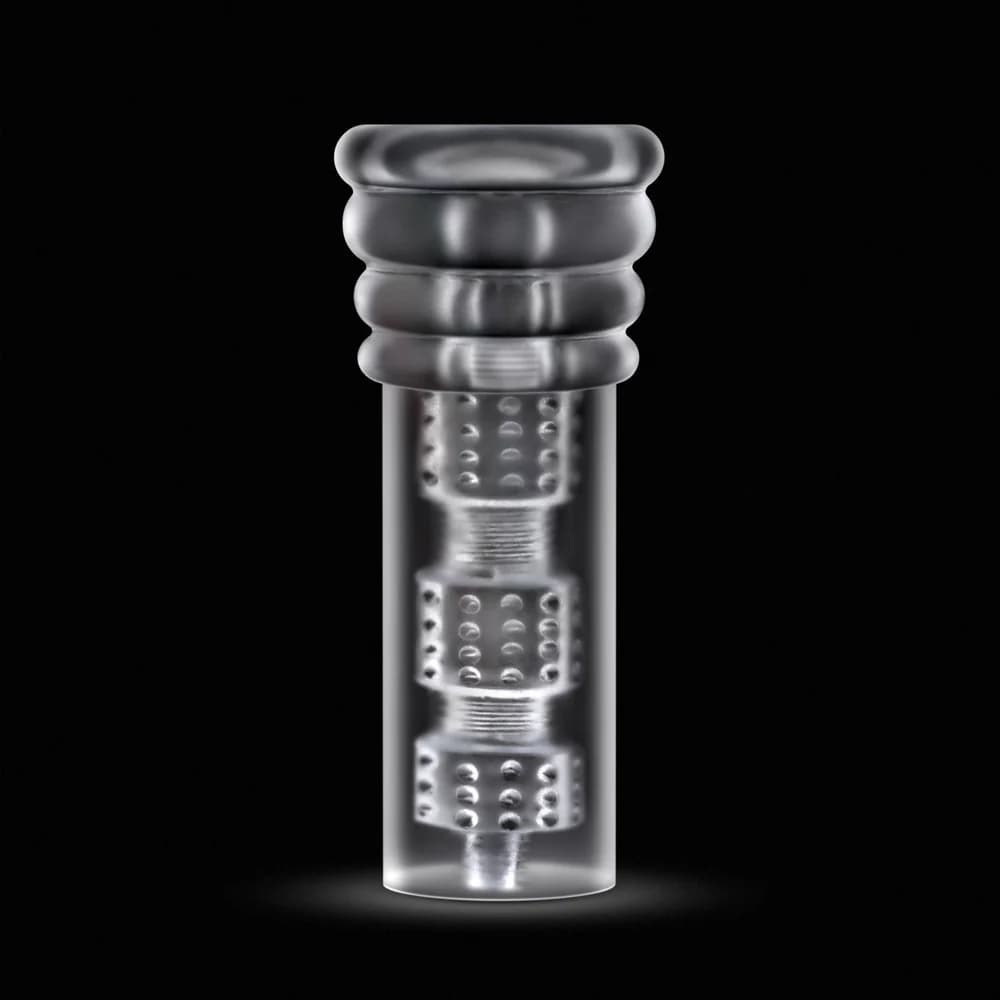 RIZE! Luz Glow in the Dark Self-Lubricating Stroker Clear thumbnail 2