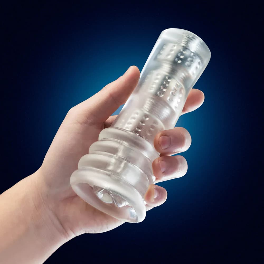 RIZE! Luz Glow in the Dark Self-Lubricating Stroker Clear thumbnail 4