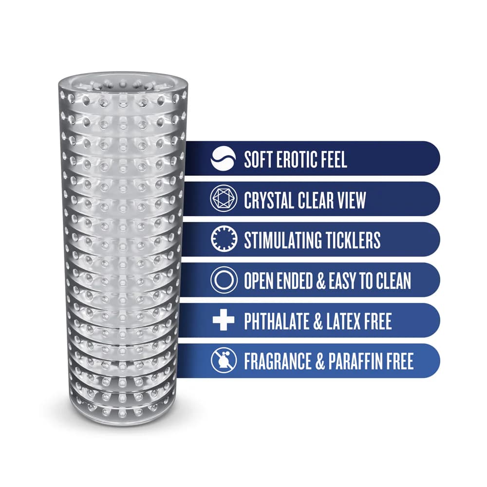 RIZE! Strokez Stimulating Stroker Clear thumbnail 9