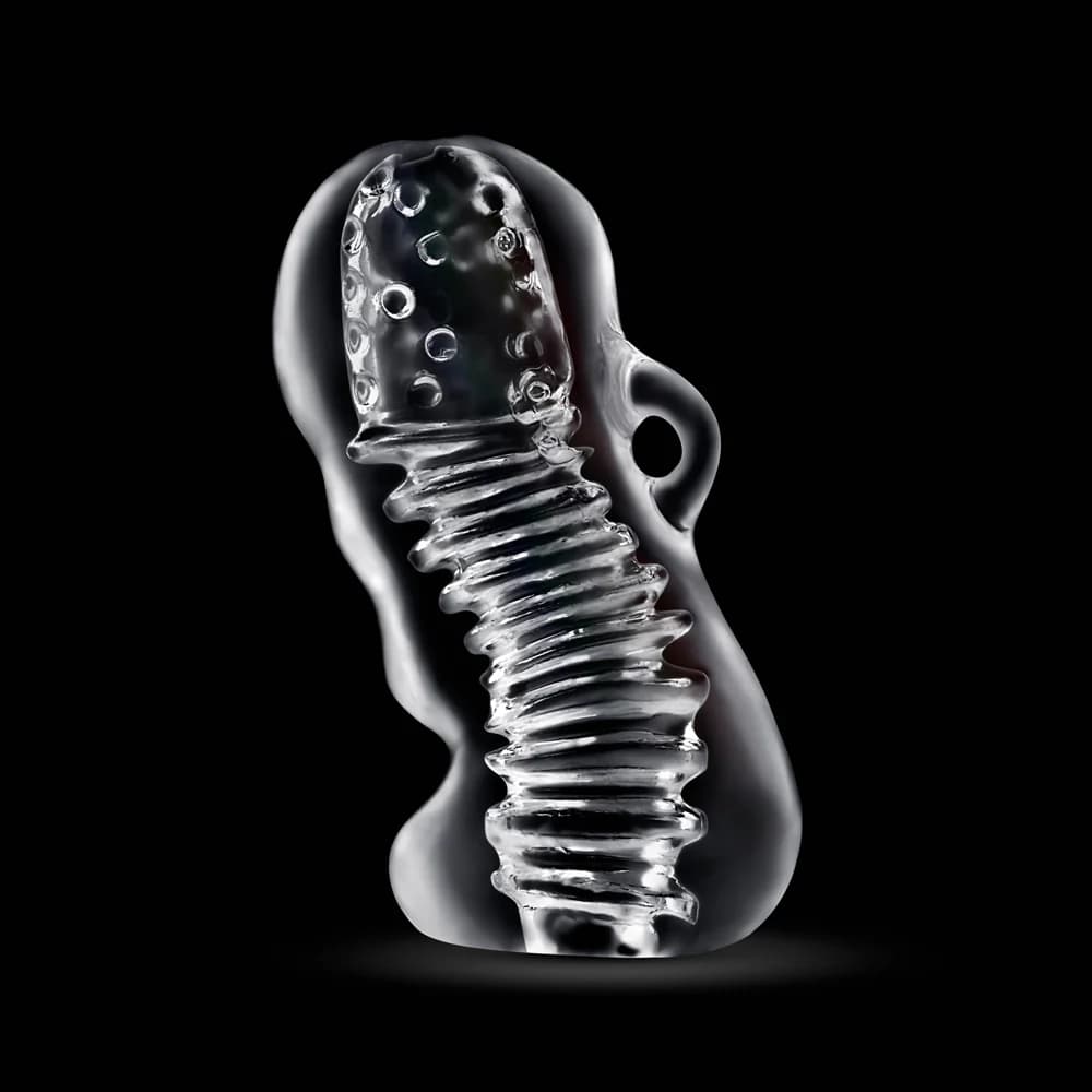 RIZE! Squeezy Ergonomic Stroker Clear thumbnail 2