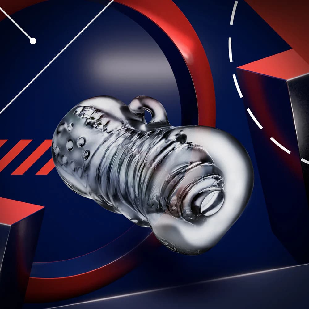 RIZE! Squeezy Ergonomic Stroker Clear thumbnail 6