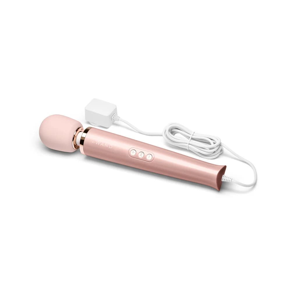 Le Wand Plug-In Vibrating Massager Rose Gold thumbnail 3