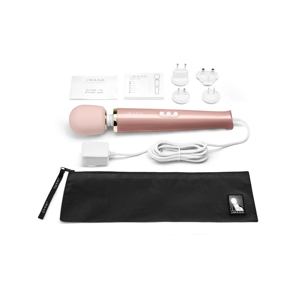 Le Wand Plug-In Vibrating Massager Rose Gold thumbnail 6