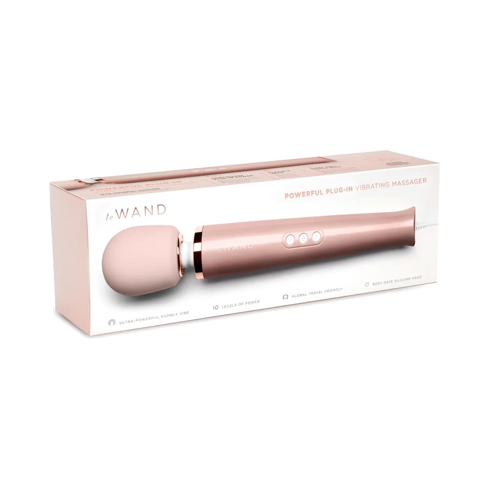 Le Wand Plug-In Vibrating Massager Rose Gold thumbnail 7