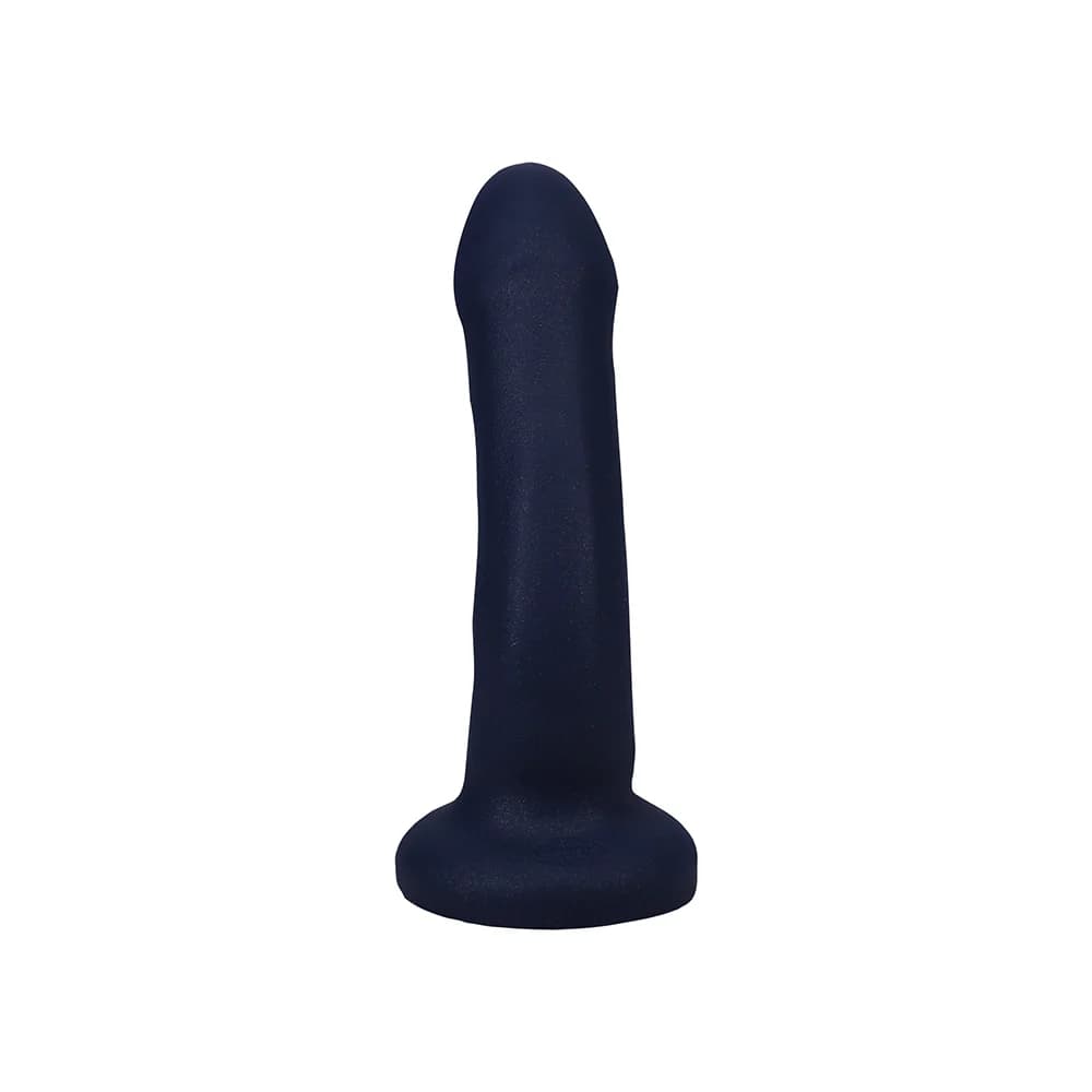Tantus Curve 6.5 in. Dildo Medium-Firm Sapphire thumbnail 5