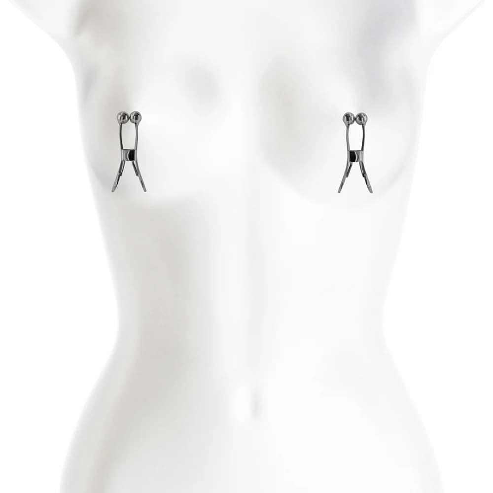 Bound Nipple Clamps C1 Gunmetal thumbnail 3
