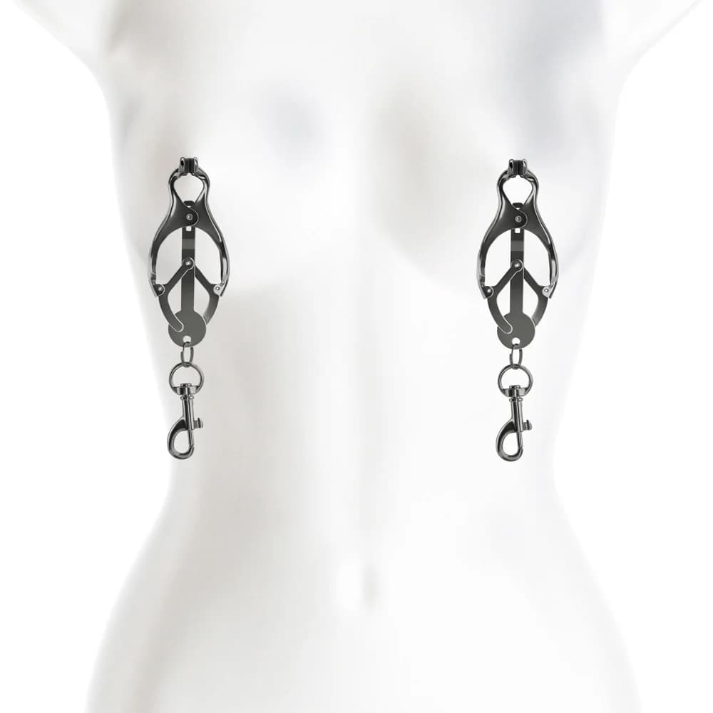 Bound Nipple Clamps C3 Gunmetal thumbnail 3