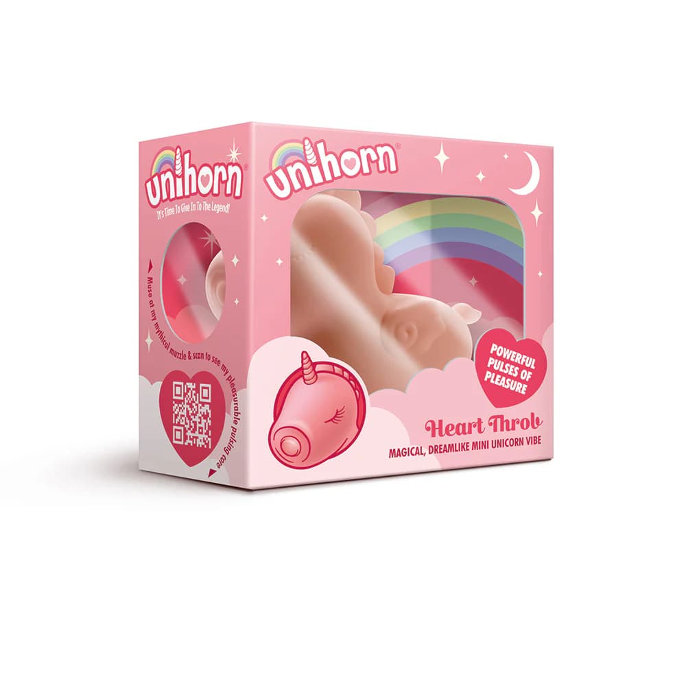 Unihorn Heart Throb Pulsing Vibrator Pink thumbnail 4