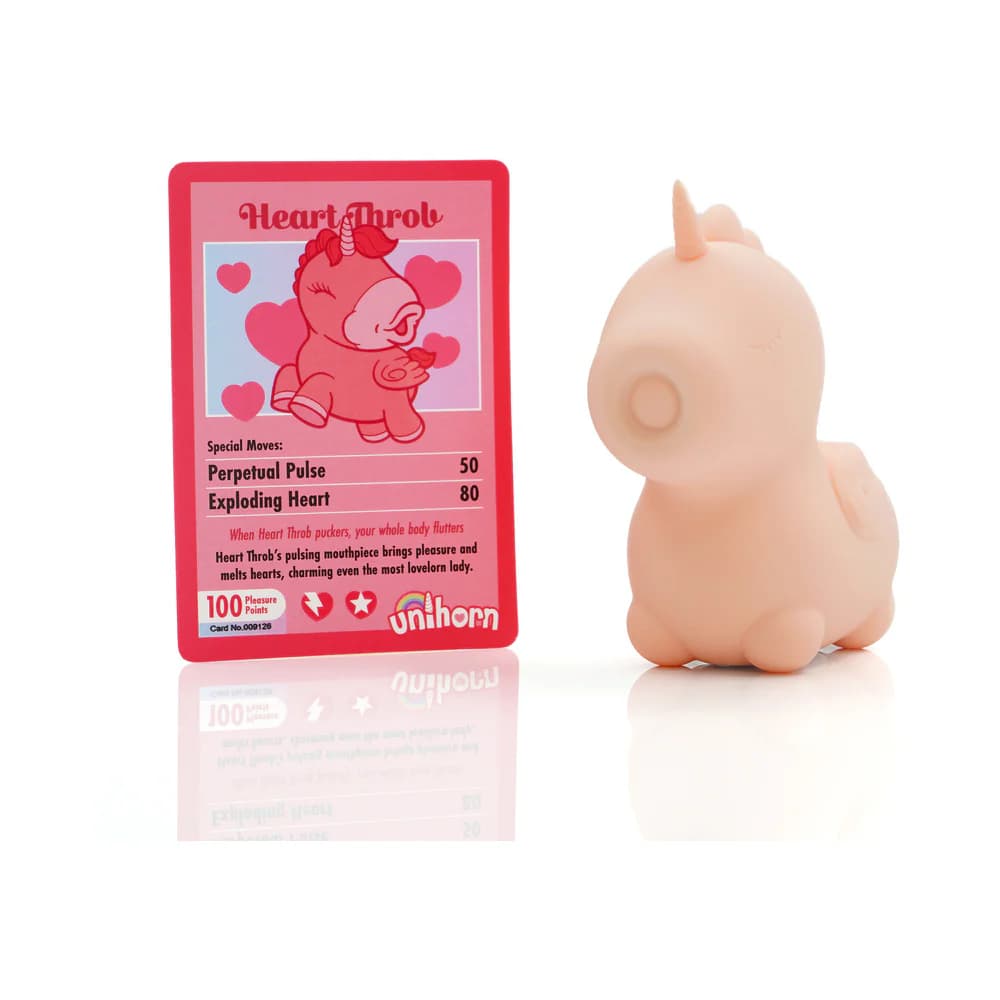Unihorn Heart Throb Pulsing Vibrator Pink thumbnail 5