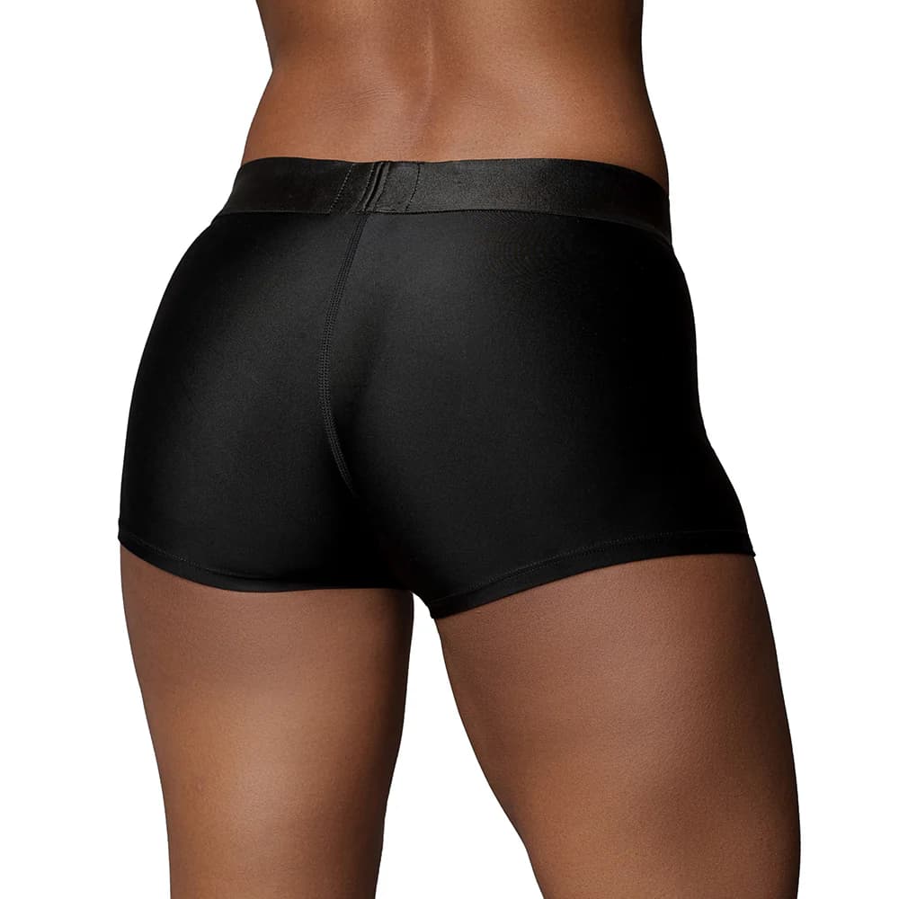 Ouch! Vibrating Strap-on Boxer Black M/L thumbnail 3